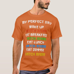 T-shirt Anime Japon Otaku Funny Manga Watch Anime toute la