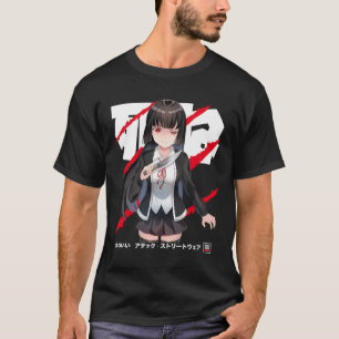 T-shirt Anime japonais Yandere Kawaii