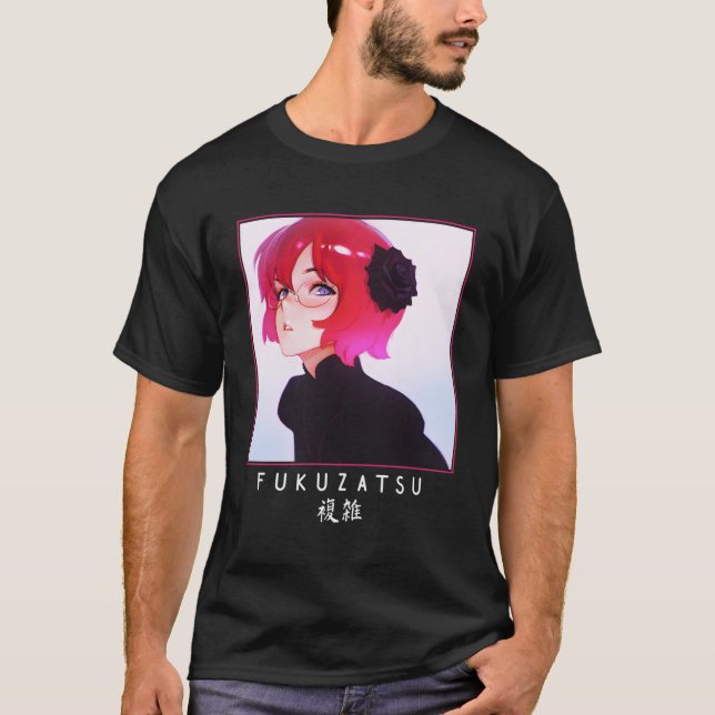 T-shirt Anime japonaise esthétique Anime Otaku (Devant)