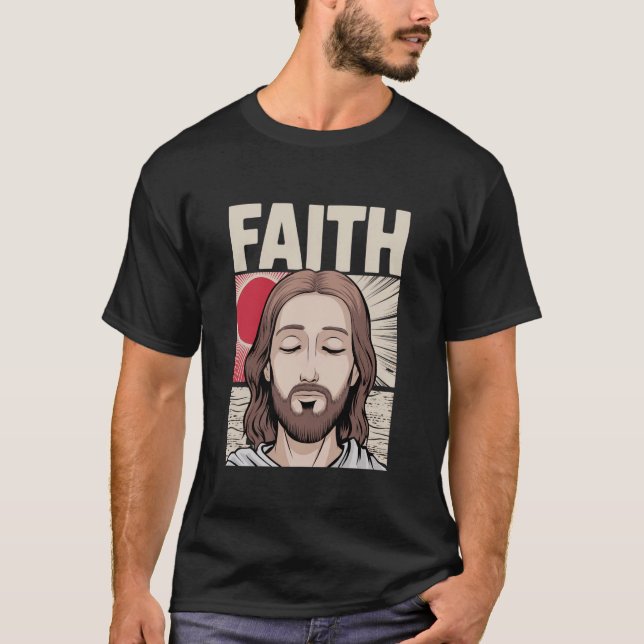 T-shirt Anime Jesus Gift Funny Japanese Christ God Christi (Devant)