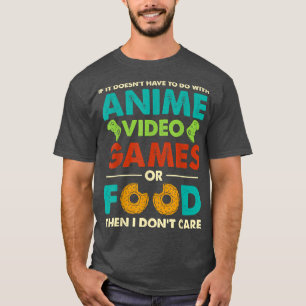 T-shirt ANIME JEUX BON, Don’t Care Japonais Manga Kaw