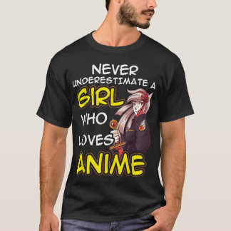 T-shirt Anime Kawaii pour femmes et filles en tant que ama