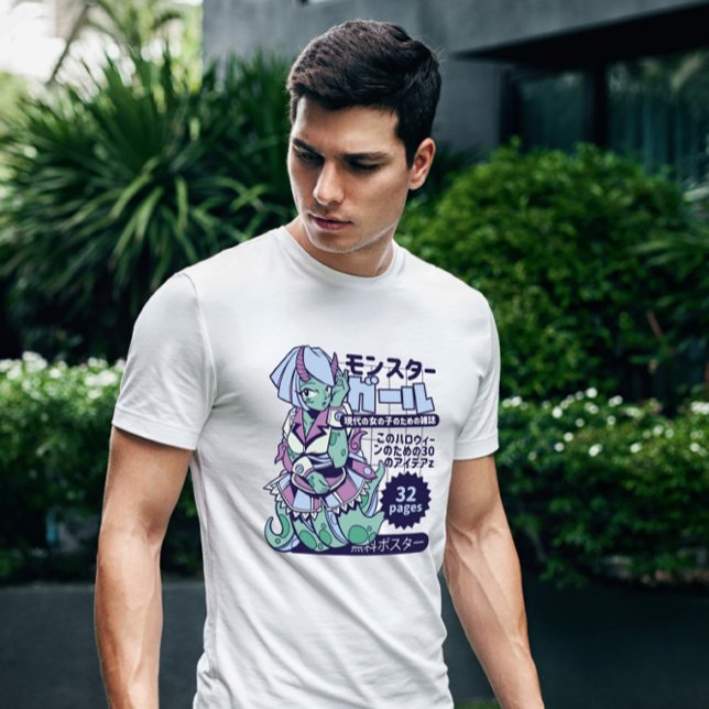 T-shirt Anime Monster Girl (Créateur téléchargé)