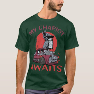 T-shirt Anime My Chariot Await Samurais Cars Otaku M