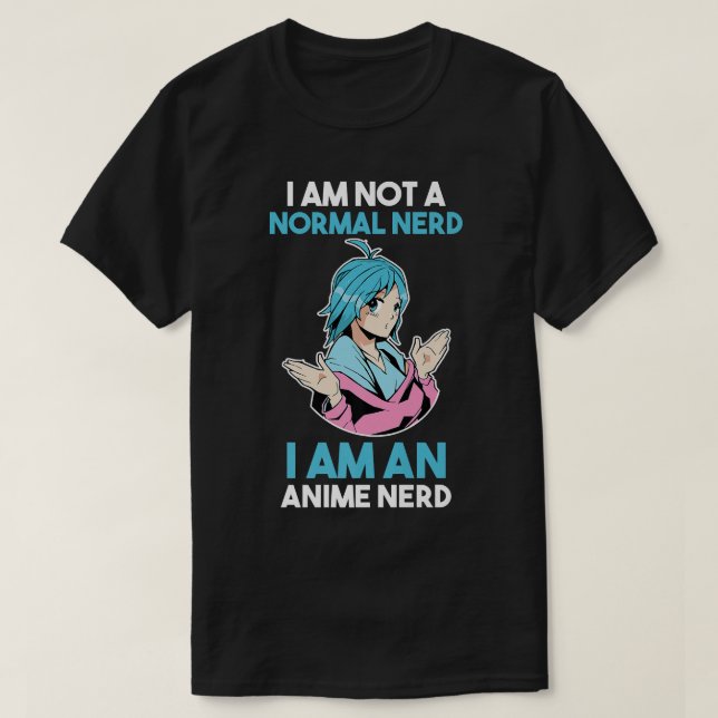 T-shirt Anime Nerd Premium  (Design devant)