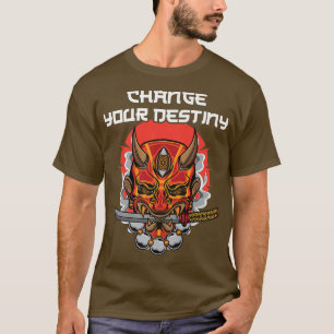 T-shirt Anime Ninjas - Changer de destination - Samurais -