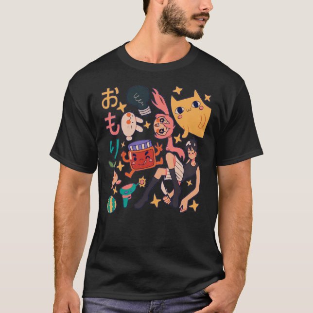 T-shirt Anime Omori, Sunny Basil Kel Aubrey Hero Mari, Gif (Devant)