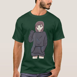 T-shirt Anime Otaku Girl - Cute Japon Culture Art - Aesthe