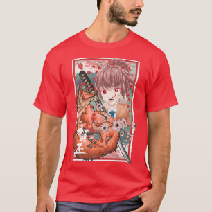 T-shirt Anime Otaku Woman