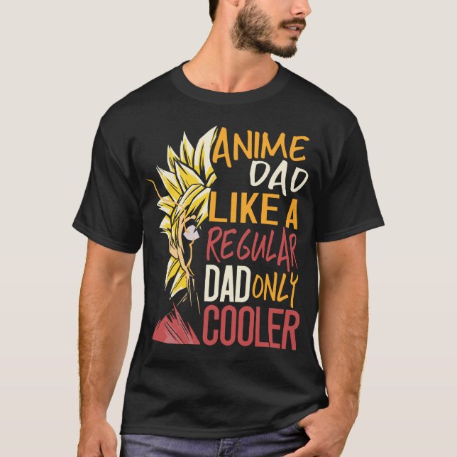 T-shirt Anime Papa Comme Un Père Régulier Que Pères Glaciè (Devant)