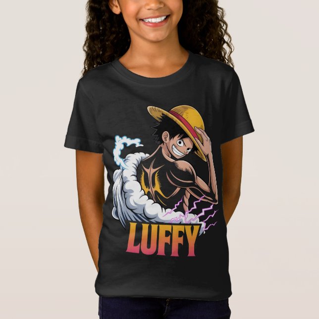 T-Shirt Anime Pirate Warrior Sticker – Straw Hat Hero Powe (Devant)