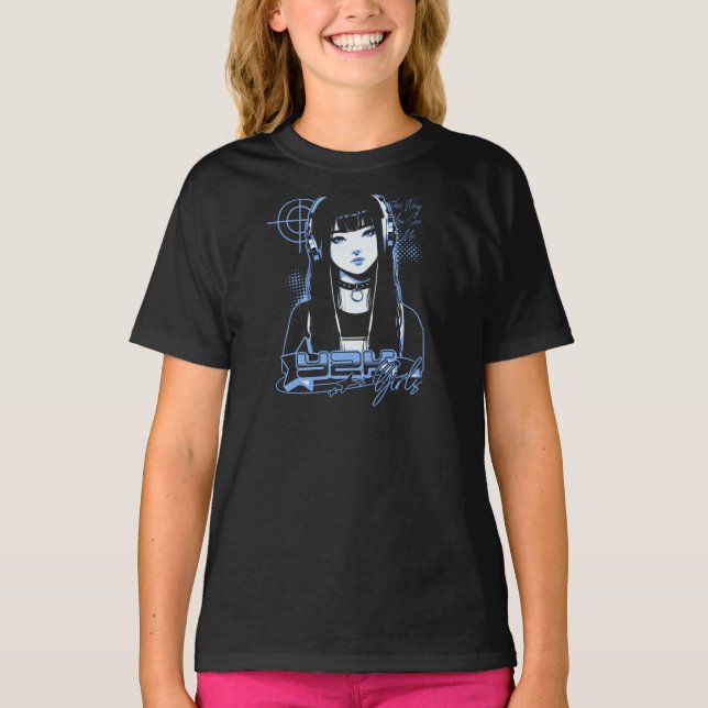 T-shirt Anime pour filles (Devant)