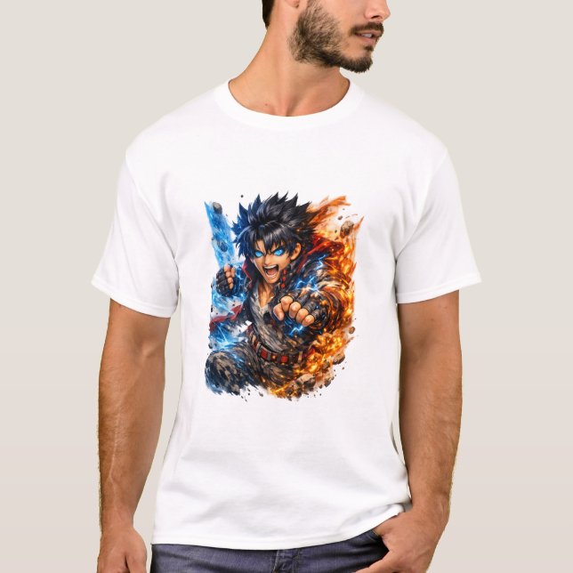T-shirt Anime Power Surge (Devant)