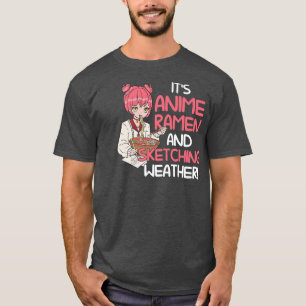 T-shirt Anime Ramen et Sketching Anime Merch 376