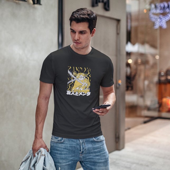 T-shirt Anime Samurai fille (Créateur téléchargé)