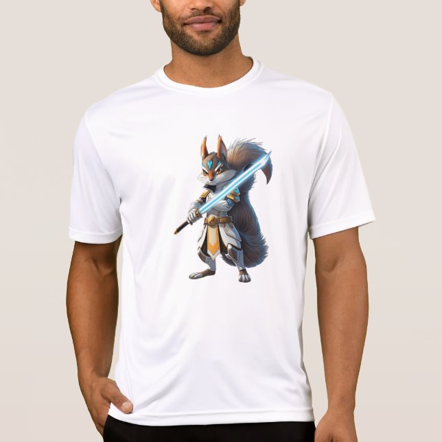 T-shirt Anime Samurai Squirrel Warrier (Devant)