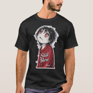 T-shirt Anime sombre "Toujours là" Esthétique Illustratio