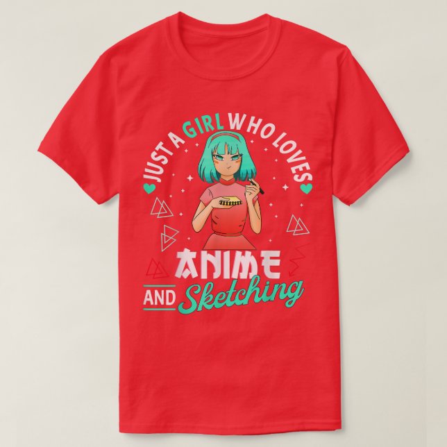 T-shirt Anime Stuff (Design devant)