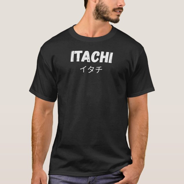 T-Shirt Anime Style Japonais Itachi  (Devant)