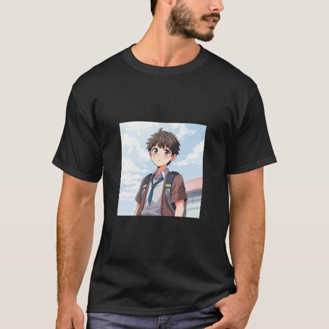 T-shirt Anime Tee Extravaganza - Attrapez votre design fav (Devant)