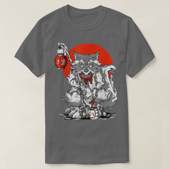 T-shirt Anime Tengu Wolf Tee (Design devant)