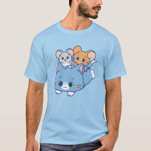 T-shirt Anime Tom, Jerry et Tuffy