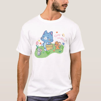 T-shirt Anime Tom, Jerry et Tuffy Picnic