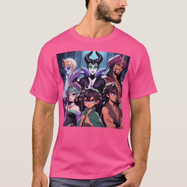 T-shirt Anime Villains (Devant)