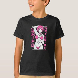 T-shirt Anime Waifu Materiel Anime Anime Lover