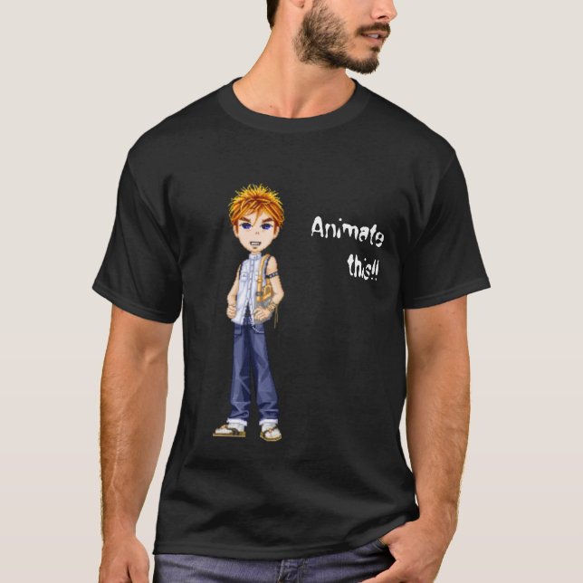 T-shirt Animez ceci (Devant)