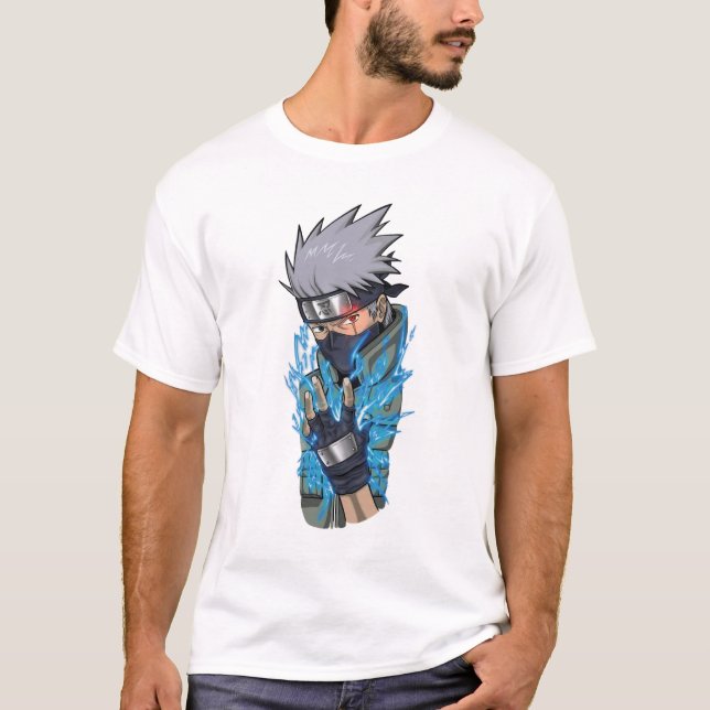 T-shirt animi Kakashi Hatake (Devant)