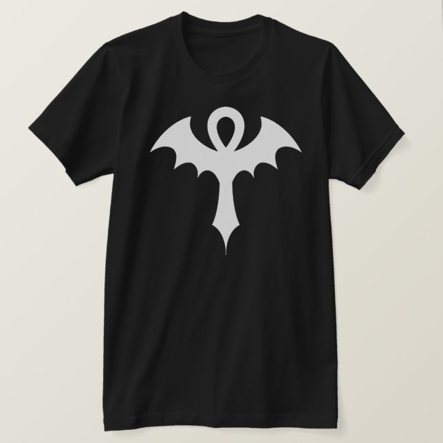 T-shirt Ankh Avec Bat Wings (Design devant)