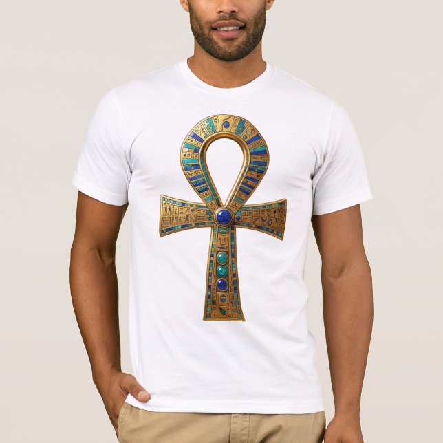 T-shirt Ankh Symbol Bedeutung – Schlüssel des Lebens´8 (Devant)