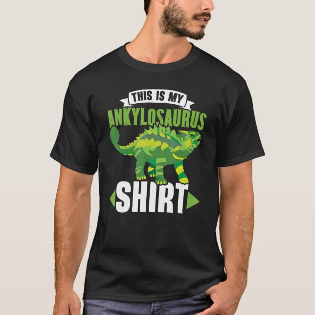 T-shirt Ankylosaurus Paléontologue Dinosaur (Devant)