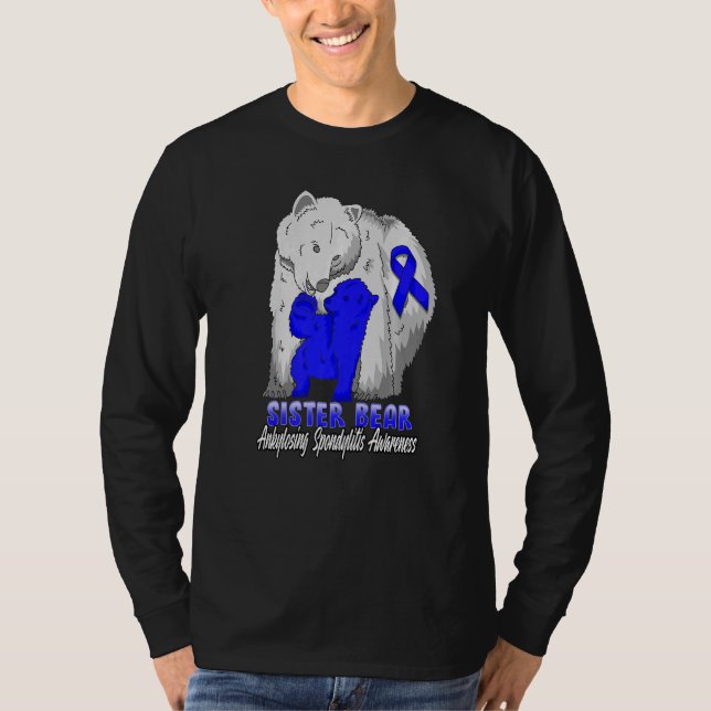 T-shirt Ankylosing Spondylitis Aware Mama Support Ribb (Devant)
