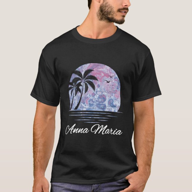 T-shirt Anna Maria Florida Vacation Beach Island Famille (Devant)