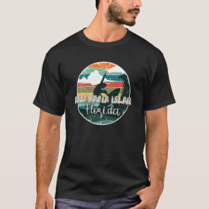 T-shirt Anna Maria Island Florida Retro Sunset Vacances