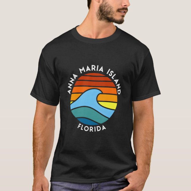 T-shirt Anna Maria Island Floride Vague (Devant)
