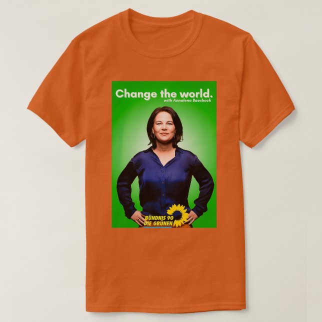 T-shirt Annalena Baerbock Die Grnen 2021 (Design devant)