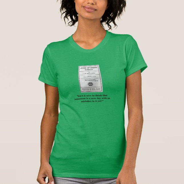 T-shirt Anne des pignons verts aucunes erreurs encore (Devant)