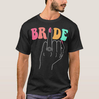 T-shirt Anneau de doigt de mariée Mariage Groovy Enterreme