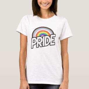T-shirt Anneaux arc-en-ciel Progress Pride