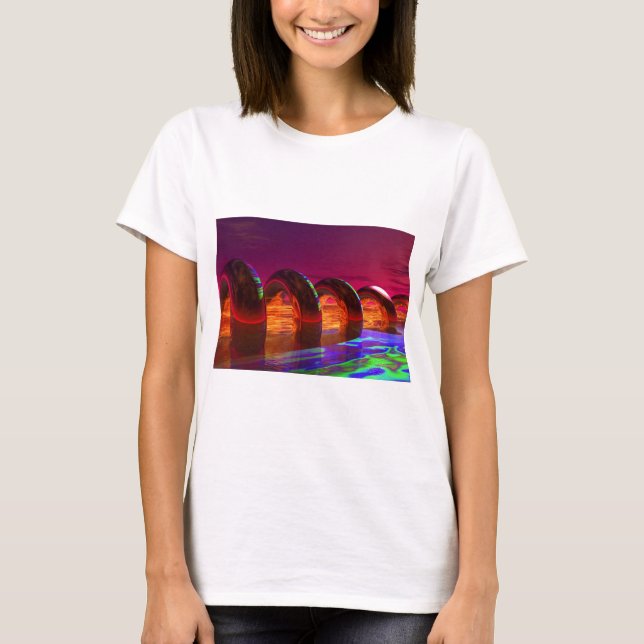 T-shirt anneaux de feu (Devant)
