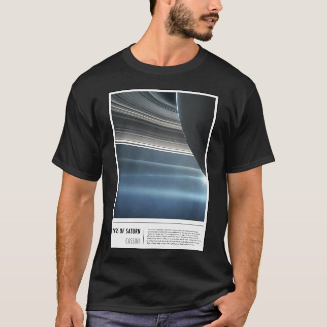 T-shirt Anneaux De Saturne (Devant)