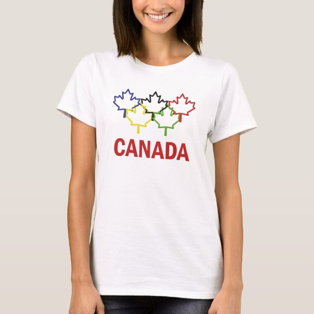 T-SHIRT ANNEAUX DU CANADA (Devant)