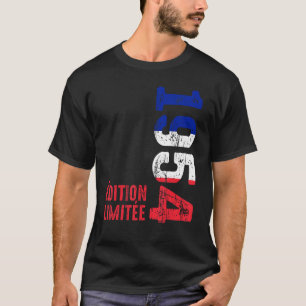 T-shirt Année 1954 Naissance Français Vintage 1954 Depuis