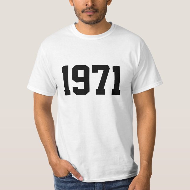 T-shirt Année 1971 (Devant)