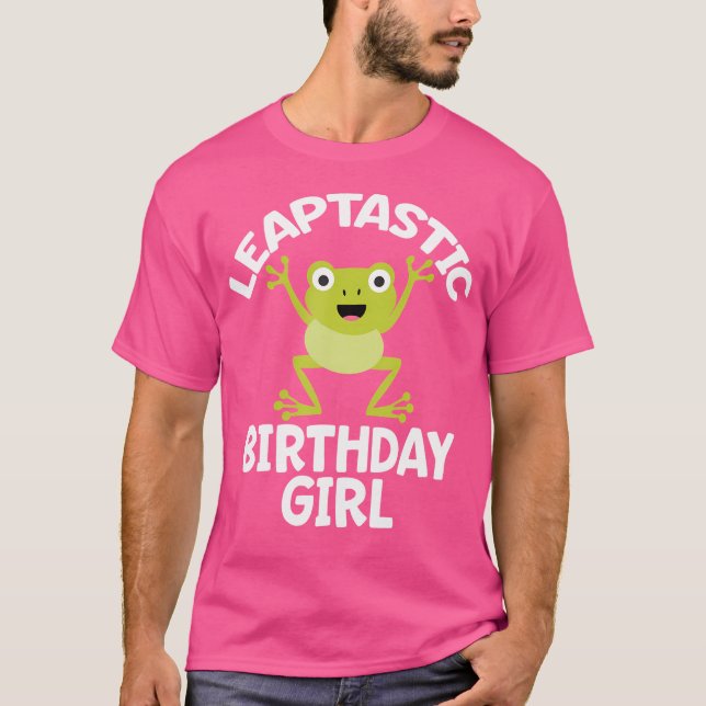 T-shirt Année bissextile Anniversaire Fille Amusante Jeu F (Devant)