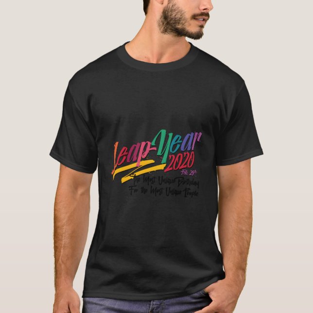 T-shirt Année bissextile la plus importante de l'année bis (Devant)