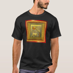 T-shirt Année chinoise de Moon.jpg w_Red par singe